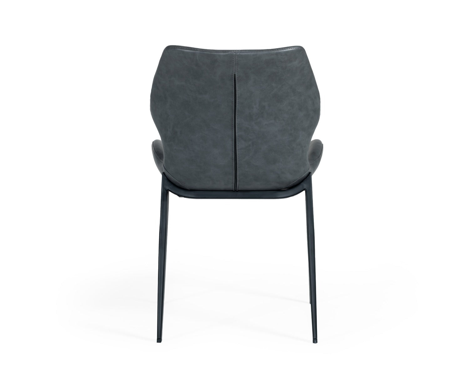 Instone - Industrial Dark Grey Eco-Leather Dining Chair (Set of 2) - image 4
