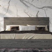 Full Lucia - Italian Modern Matte Grey / Elm Grey Bedroom Set - image 2