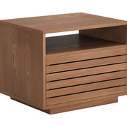 Slit Nightstand Walnut