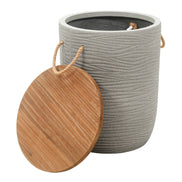 Biban Side Table Natural & Gray