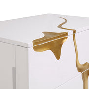 Aspen Modern White & Gold Chest - image 2