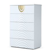 J1869-5H - White + Gold Chest - image 2