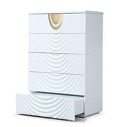 J1869-5H - White + Gold Chest - image 3