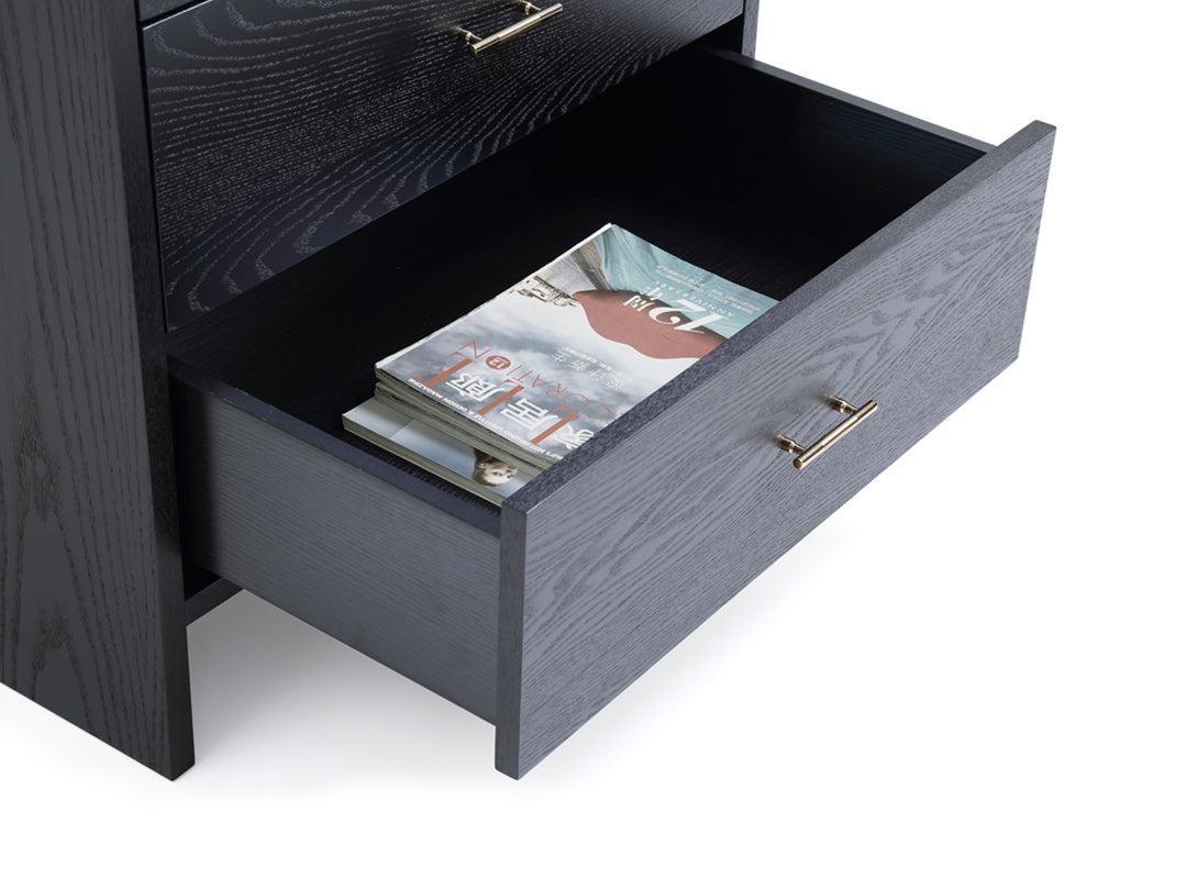 Wales Modern Smoked Ash Chest - image 4