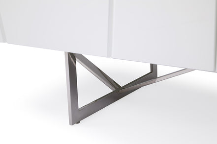Chrysler Modern White Dresser - image 3