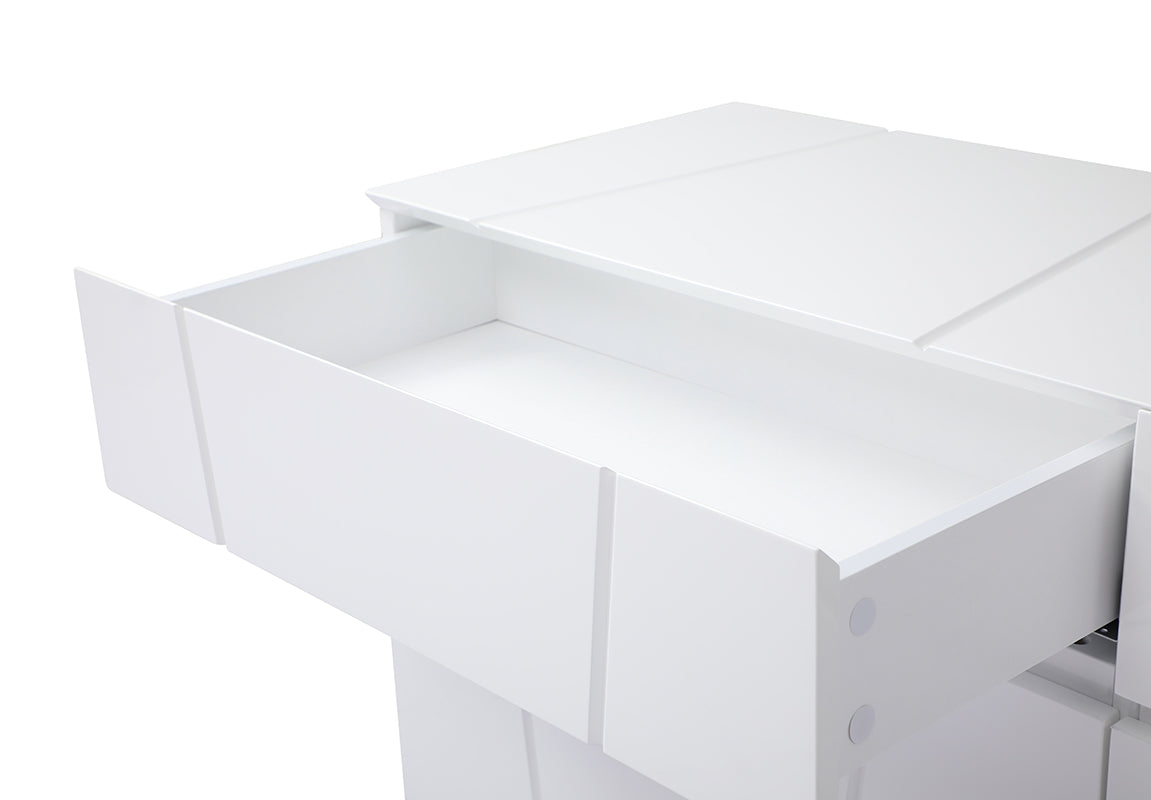 Chrysler Modern White Dresser - image 2