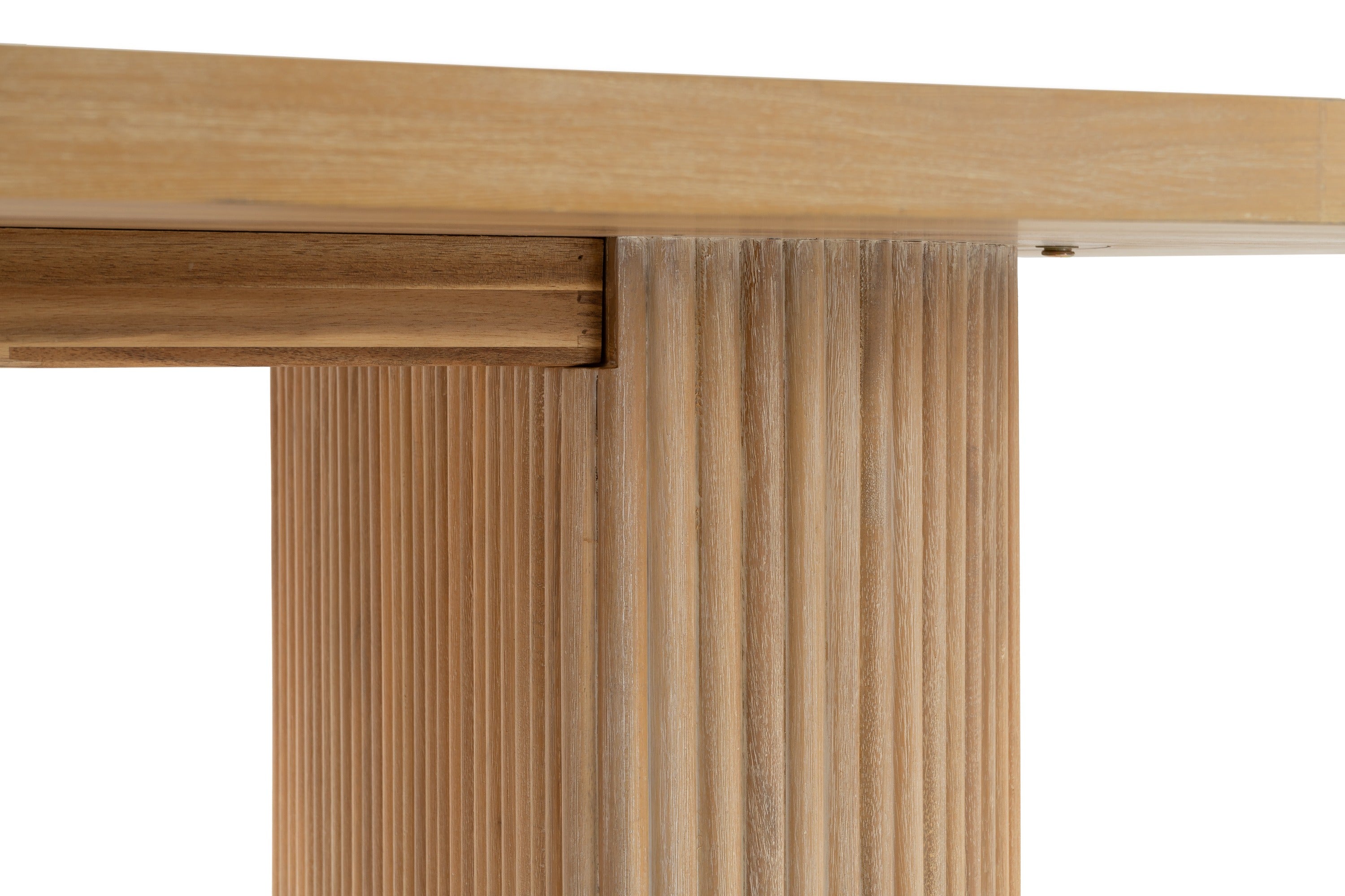 Jacobson - Modern Natural Acacia Oval Dining Table - image 5