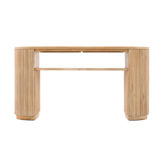 Jacobson - Modern Natural Acacia Console Table - image 2