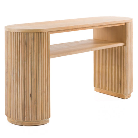 Jacobson - Modern Natural Acacia Console Table - image 3