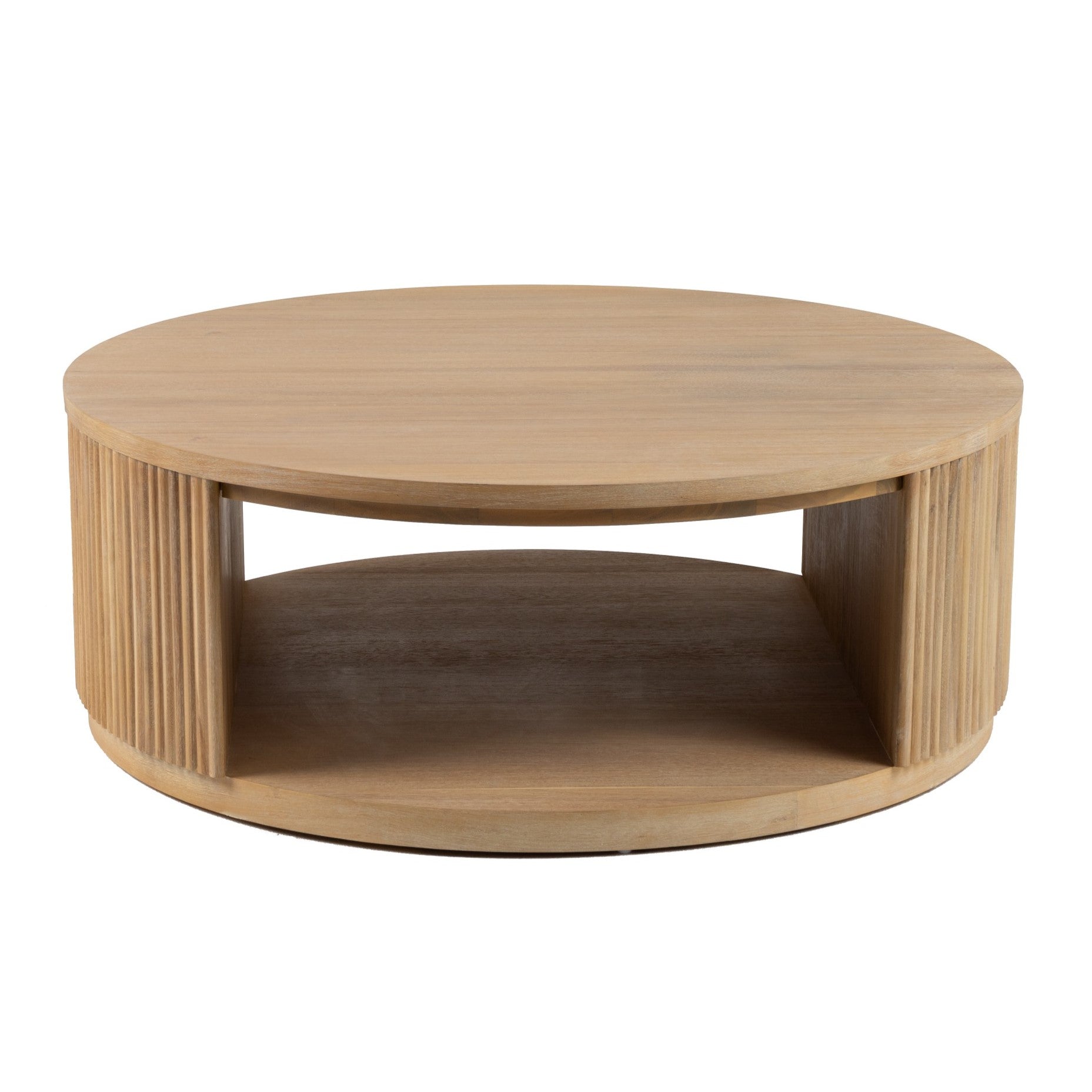 Jacobson - Modern Natural Acacia Coffee Table - image 4