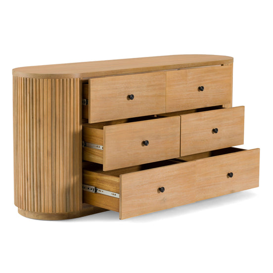 Jacobson - Modern Natural Acacia Dresser - image 2
