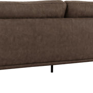 Jada - Modern Brown Fabric Loveseat - image 3