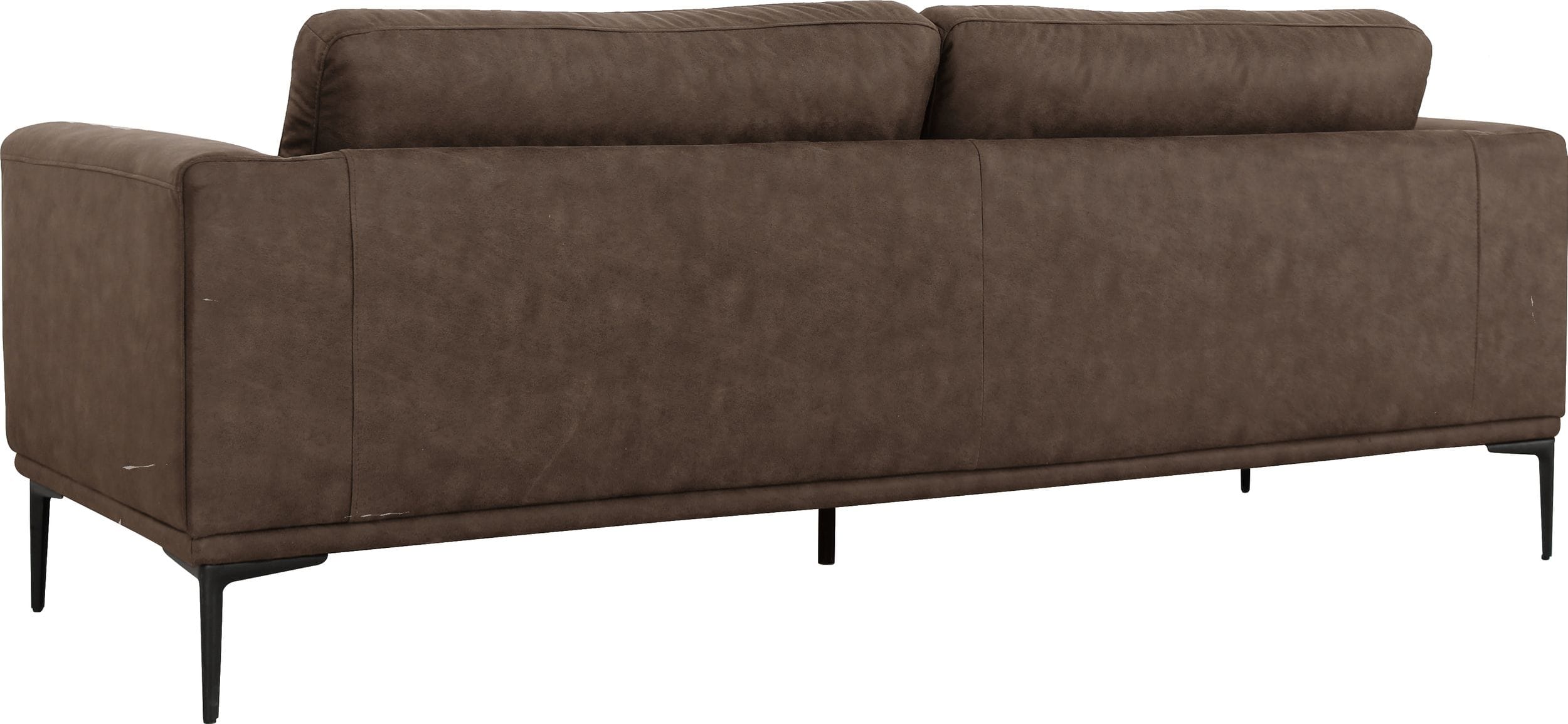 Jada - Modern Brown Fabric Loveseat - image 3