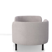 Jamie - Glam Light Grey Fabric Two Seater Chaise - image 4