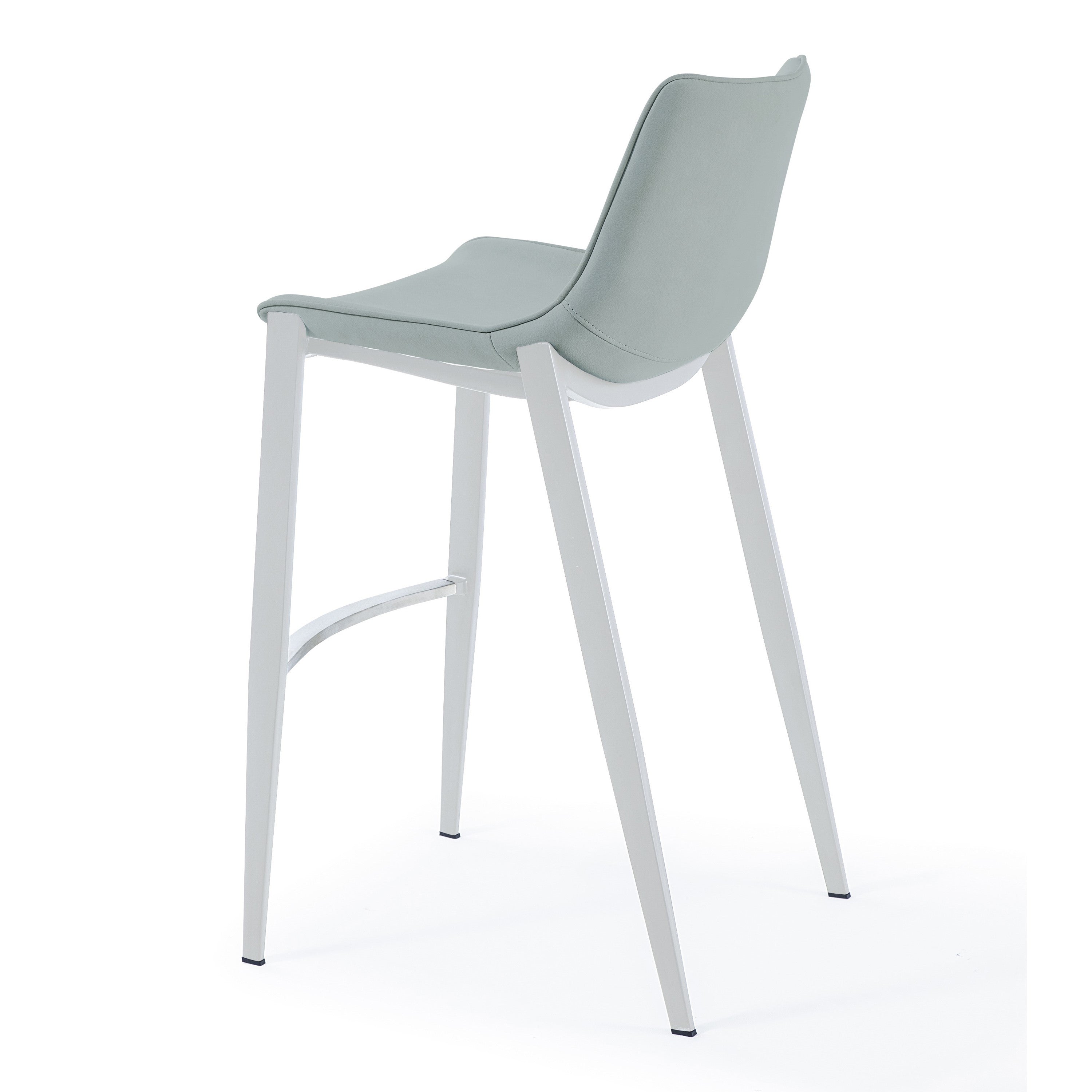 Jane - Modern Light Grey Counter Stool Set of 2 - image 5