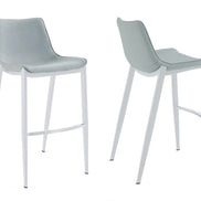 Jane - Modern Light Grey Counter Stool Set of 2 - image 3