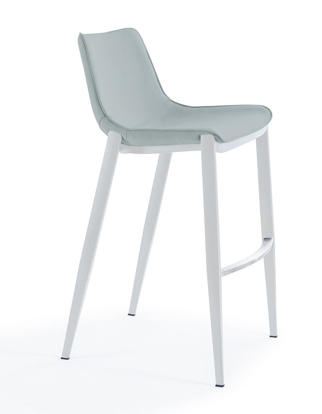 Jane - Modern Light Grey Counter Stool Set of 2