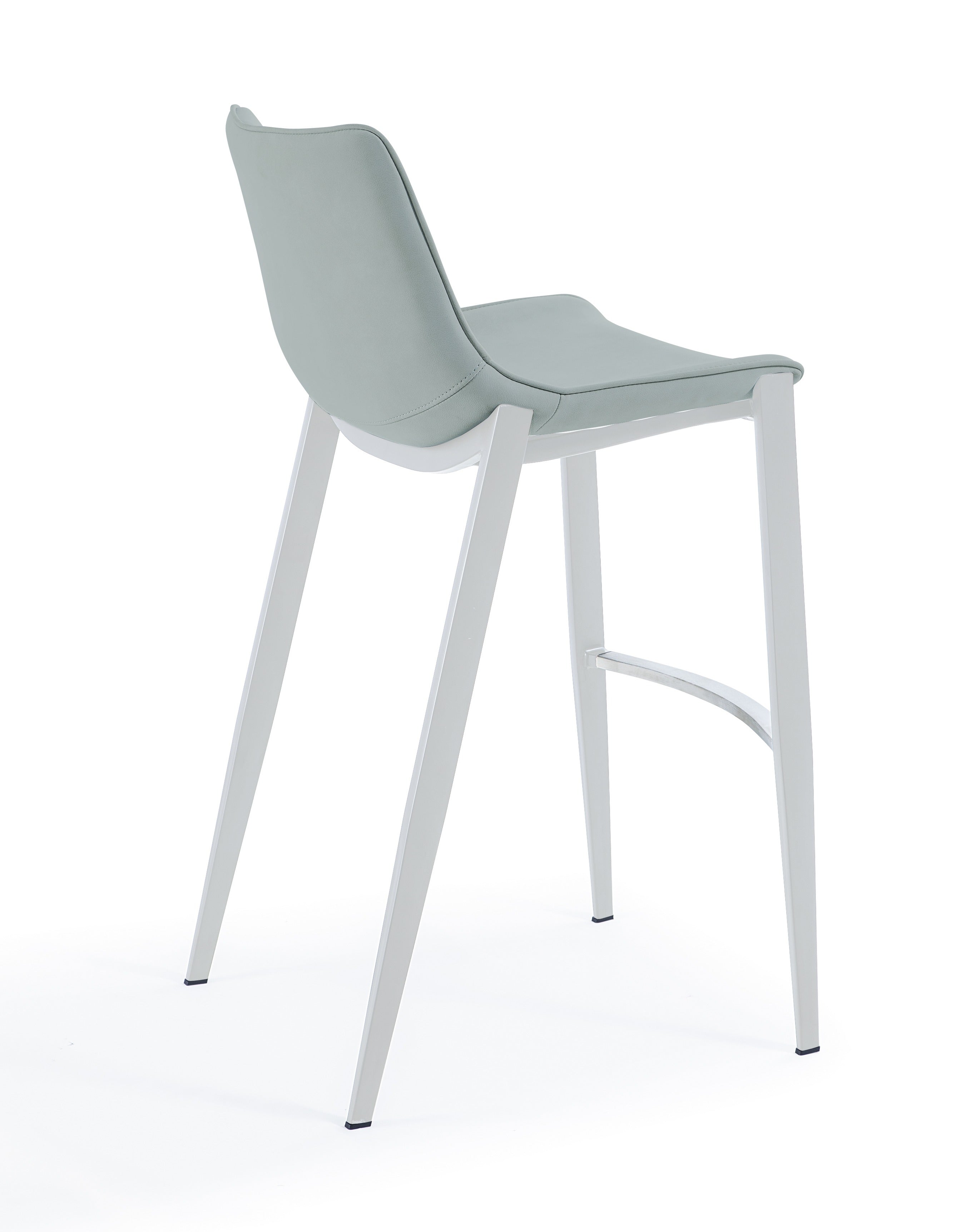 Jane - Modern Light Grey Counter Stool Set of 2 - image 2