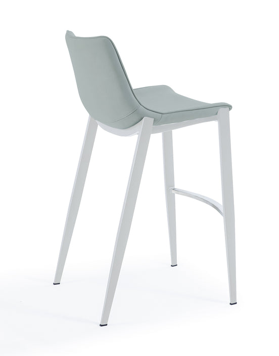 Jane - Modern Light Grey Counter Stool Set of 2 - image 2