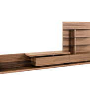 Jefferson - Mid-Century Modern Reversible Walnut Entertainment Center - image 4