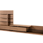 Jefferson - Mid-Century Modern Reversible Walnut Entertainment Center - image 5