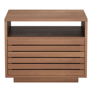 Slit Nightstand Walnut