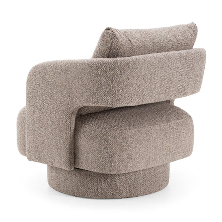 Johnny - Modern Brown Fabric Accent Chair - image 5
