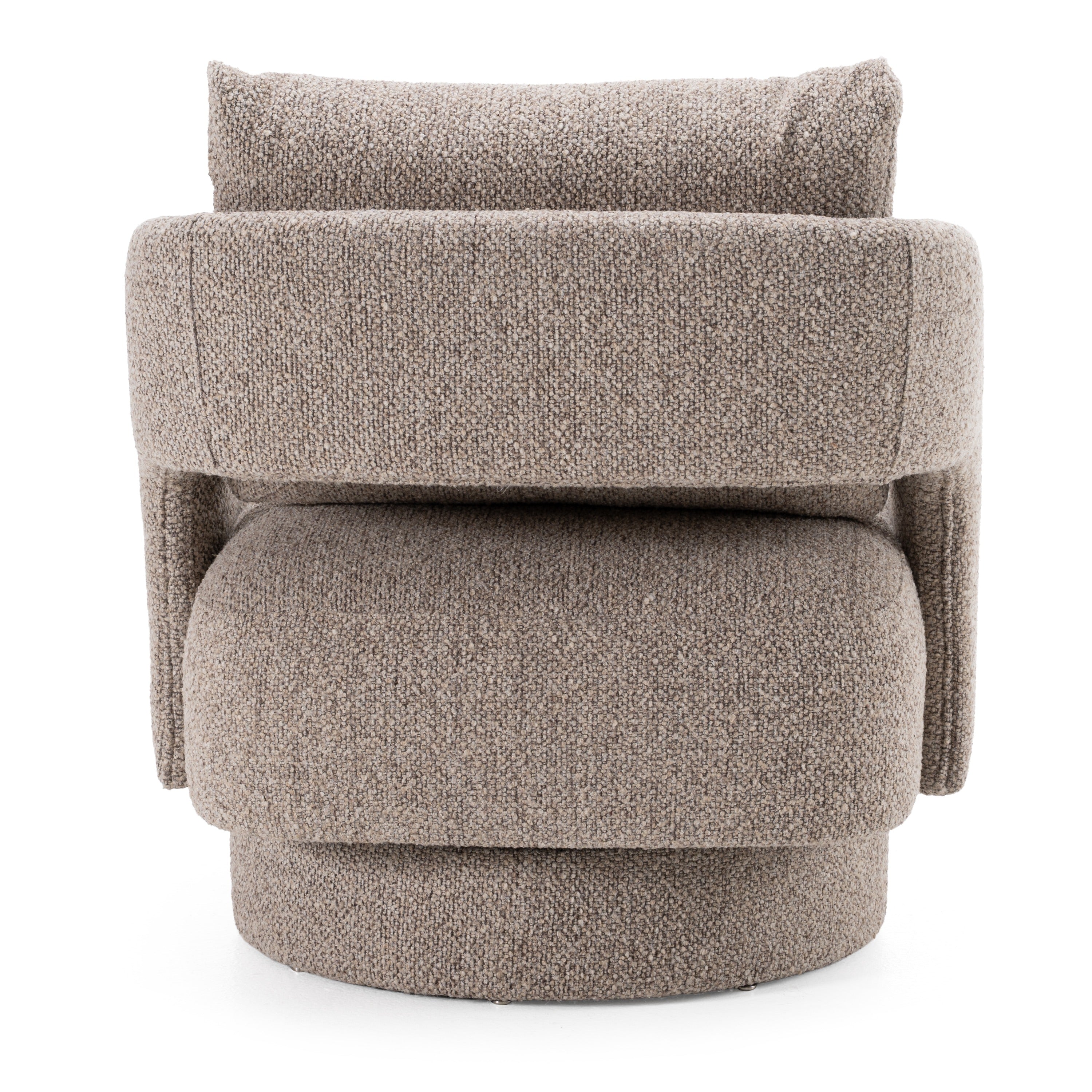 Johnny - Modern Brown Fabric Accent Chair - image 3