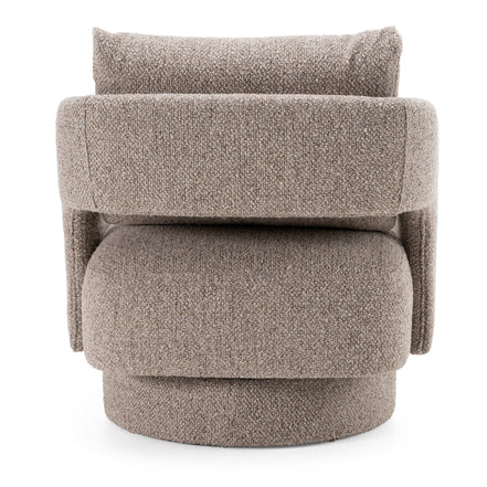 Johnny - Modern Brown Fabric Accent Chair - image 3