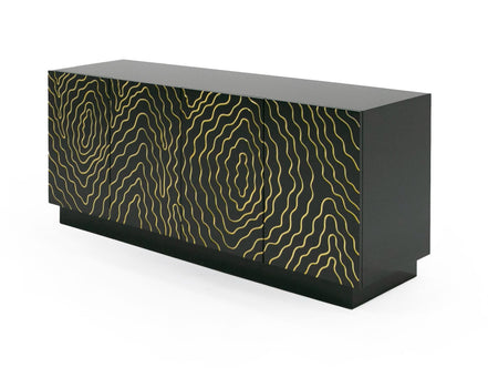 Jonah- Modern Black and Gold Buffet - image 4