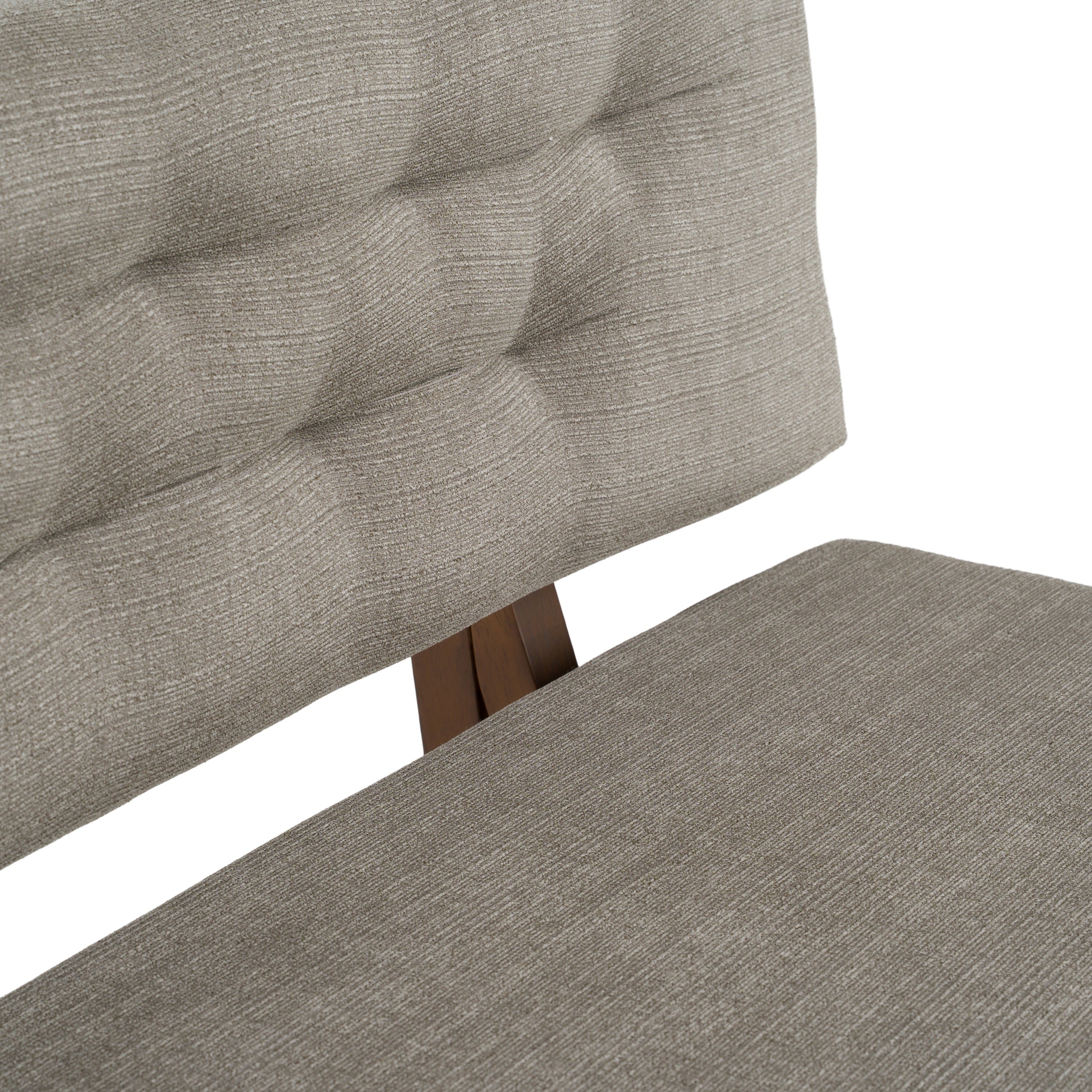 Jordan Modern Grey & Walnut Dining Bench - image 5