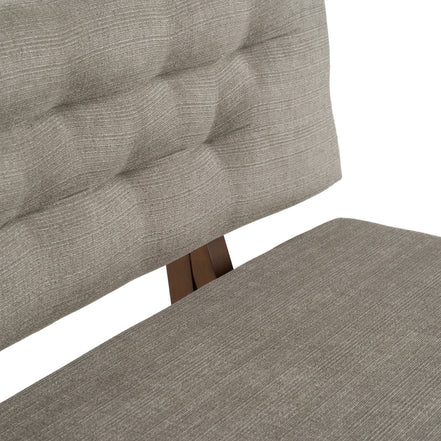 Jordan Modern Grey & Walnut Dining Bench - image 5