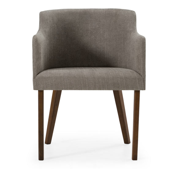 Jordan Modern Grey & Walnut Dining Chair (Set of 2) - image 2