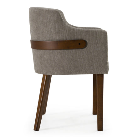 Jordan Modern Grey & Walnut Dining Chair (Set of 2) - image 5
