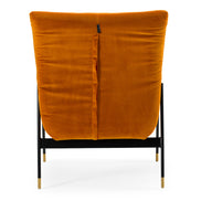 Joseph Modern Orange Fabric Accent Chair - image 5