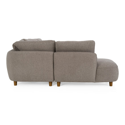 Joslin - Modern Grey Fabric U-Shaped Sectional Sofa - image 3