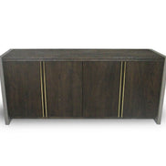 June - Modern Dark Grey & Walnut Buffet