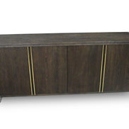 June - Modern Dark Grey & Walnut Buffet - image 2