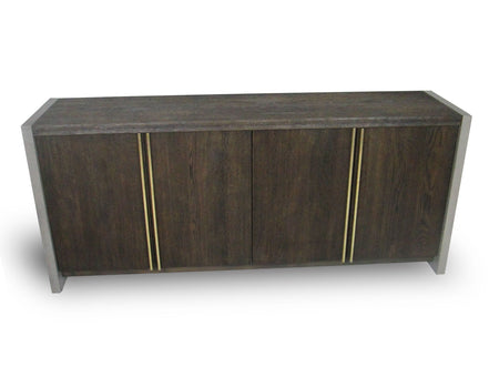 June - Modern Dark Grey & Walnut Buffet - image 2