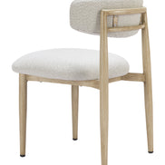 Bege Dining Chair White