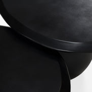 Kalvin - Modern Black Concrete Nesting Coffee Table Set - image 3