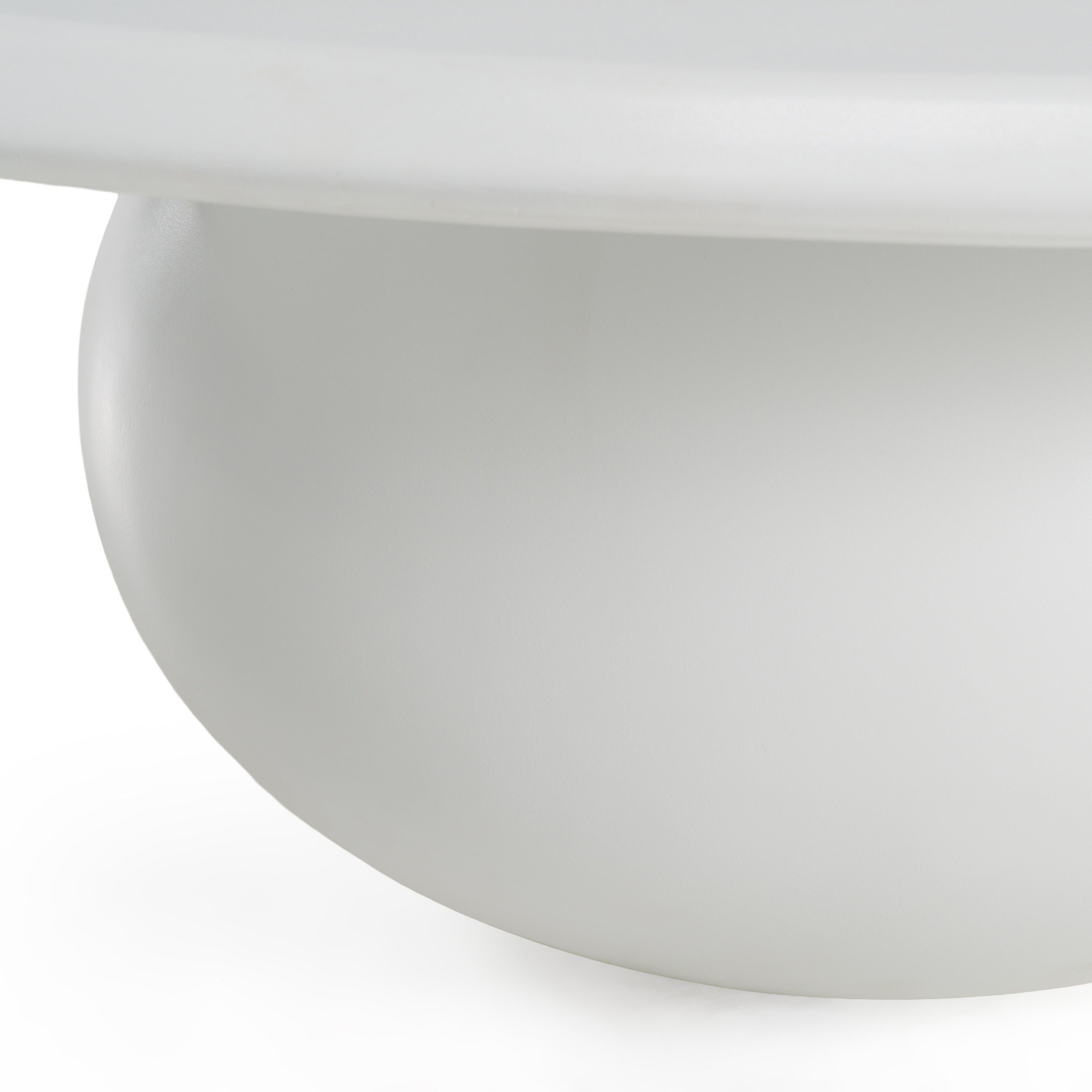 Kalvin - Modern Ivory Concrete Nesting Coffee Table Set - image 4