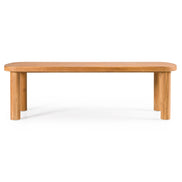 Kamari - Outdoor Teak & Grey Olefin Fabric Dining Table Set - image 2