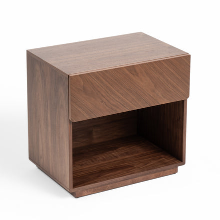 Kamela- Modern Walnut Nightstand - image 2