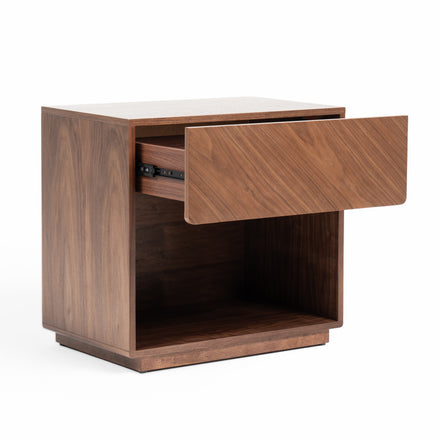 Kamela- Modern Walnut Nightstand - image 3