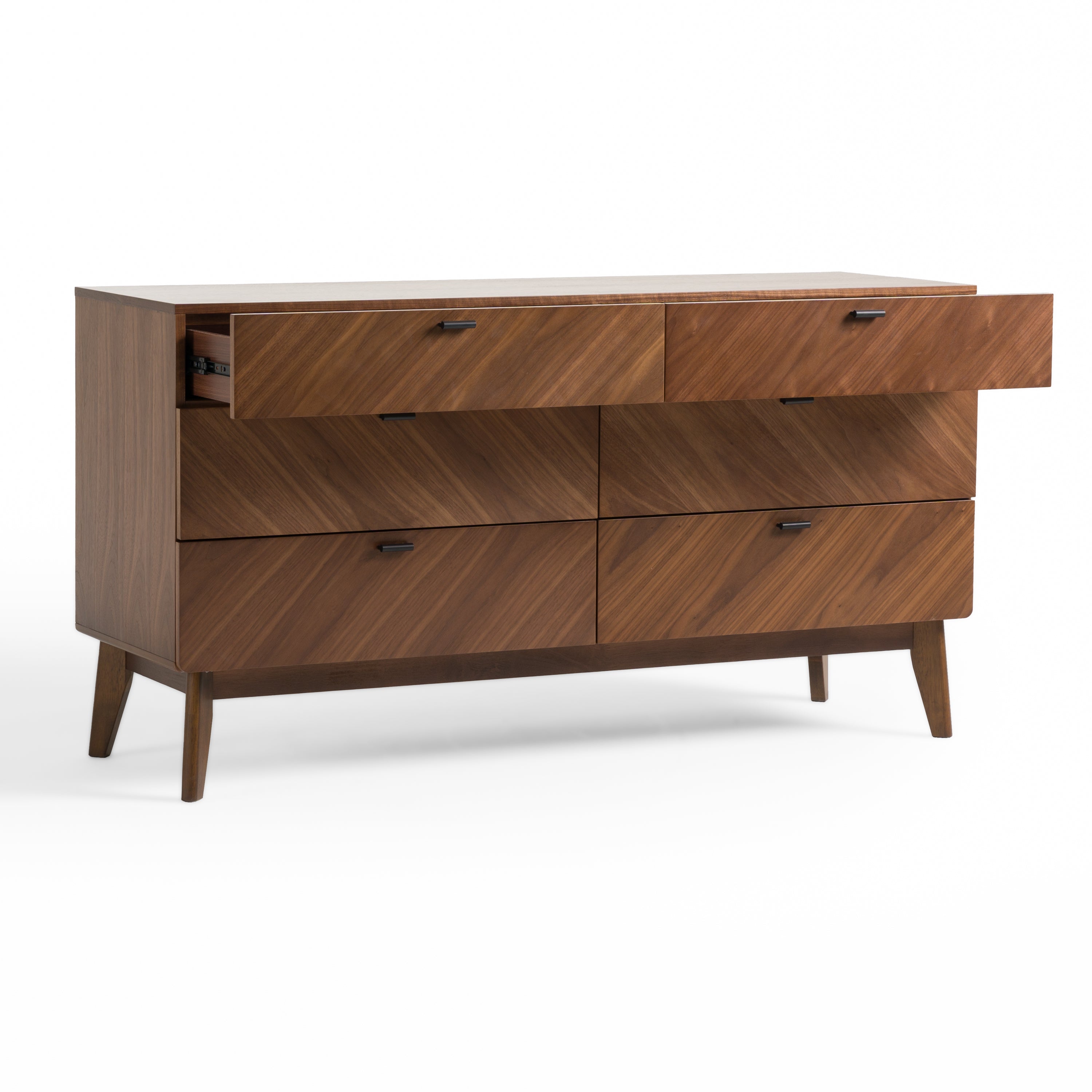 Kamela- Modern Walnut Dresser - image 2