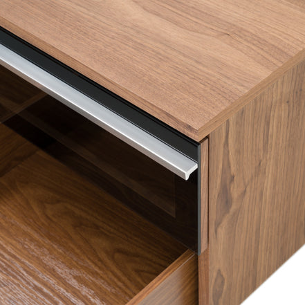 Karlstad - Modern White + Walnut TV Stand - image 5