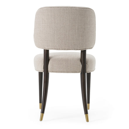 Kathy - Modern Beige Fabric + Oak Dining Chair (Set of 2) - image 4