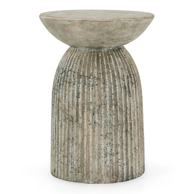 Katyal - Modern Old Grey Fiberform End Table