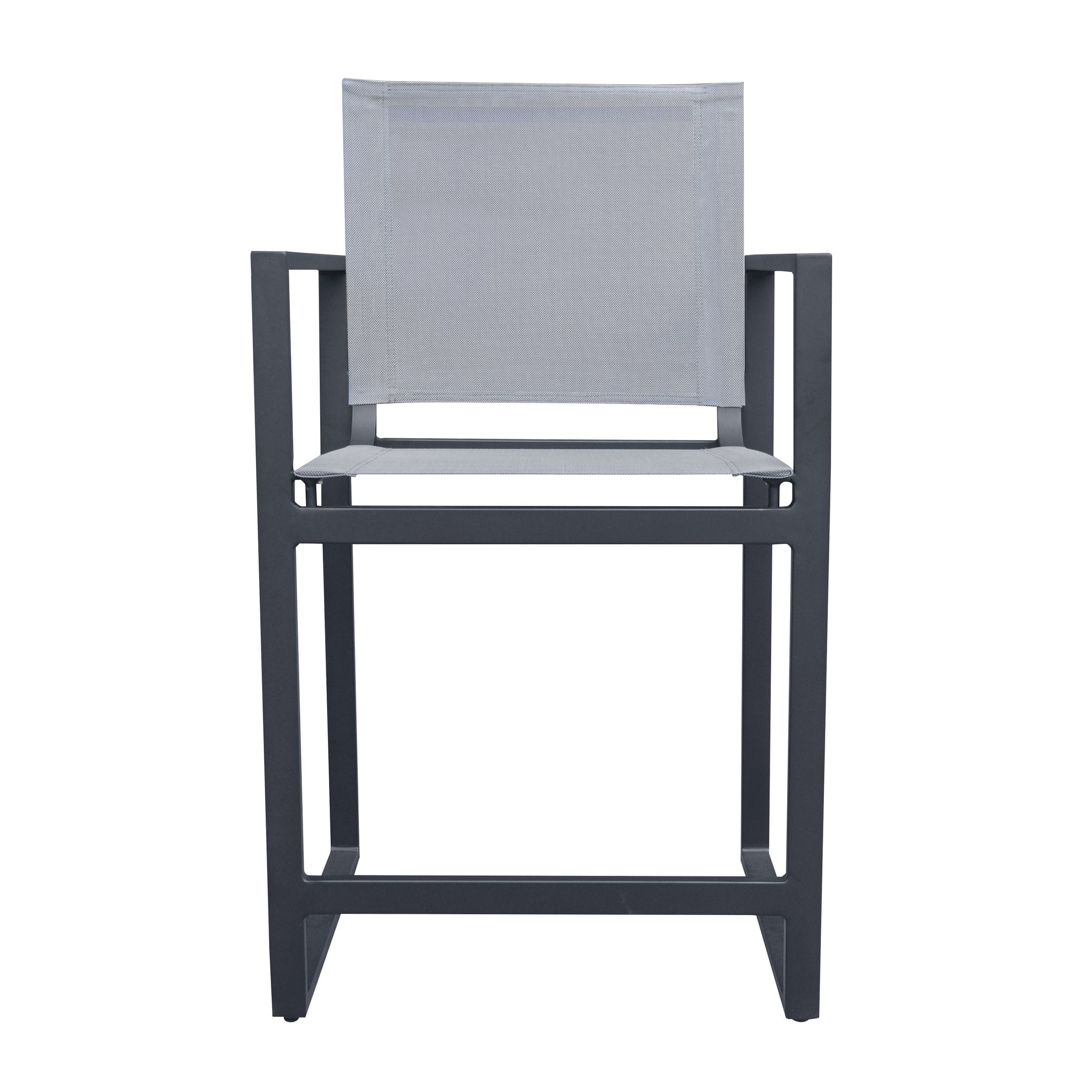 Kayak - Modern Dark Charcoal Outdoor Counter Stool - image 2